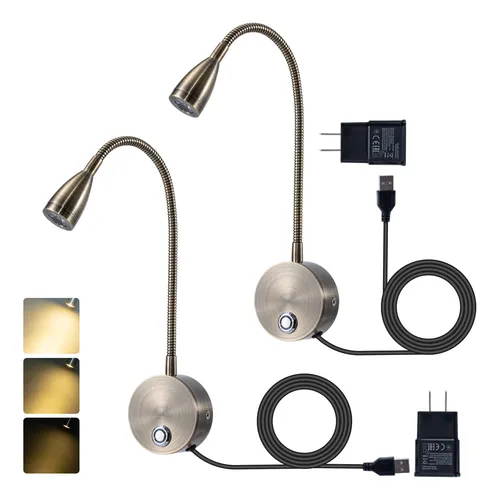 comprar Luz Led Lectura Pared Interruptor Tactil Cisne