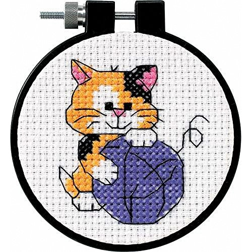 Kit De Punto De Cruz Contado Learnacraft Cute Kitty, 3 ...