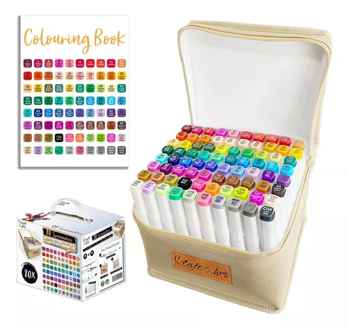 Crayola 80 rotuladores SuperTips lavables, ahora con 80 colores únicos, sin  duplicados, regalo