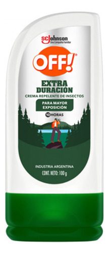 Off Crema Extra Duración Verde Repelente 100g X 6 Unidades