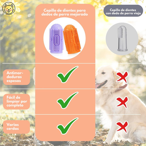 Set De 4 Cepillo De Dientes Para Perros, Cepillo Para