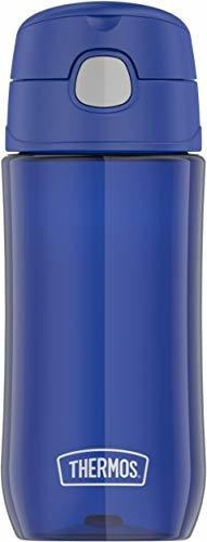 Thermos Funtainer, Plástico Hidratante, 16 Onzas, Color Arán