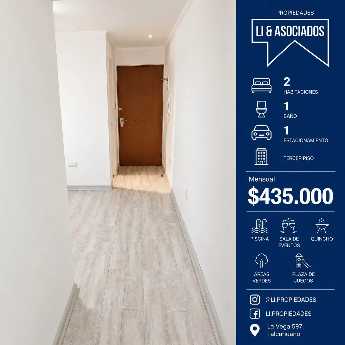 Imagen 3 de 9 de Li Propiedades ¡departamento En Arriendo En Parque