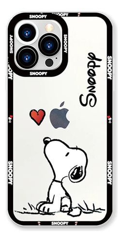 Funda De Teléfono Anime Snoopys Dog Para iPhone 15, 14, 13,