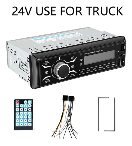 Reproductor Mp3 Inalámbrico Bluetooth Para Coche 24v 24v