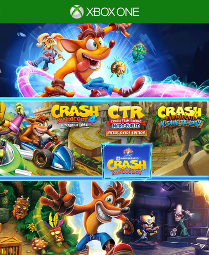 Crash Bandicoot Crashiversary  (todos Los Crash) Xbox One