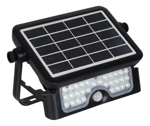 Luminária Solar Refletor Integrado Com Sensor 800lm Ecoforce