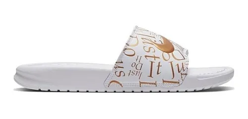 Ojotas Nike Wmns Benassi Jdi Print Blanco 618919116