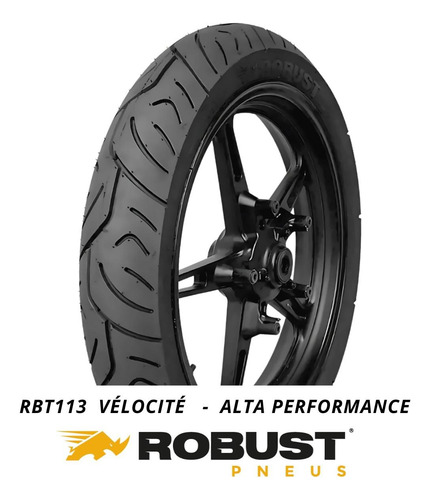 Pneu Moto Aro 17 140/70-17 Tras Robust Velocité 54t S/câmara