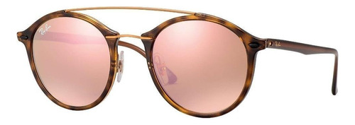 Ray-ban Rb4266 710/2y Round Double Bridge Lightray Rosa