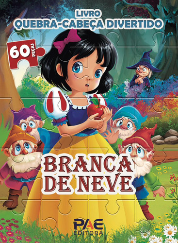 Livro Livro Quebra-cabeça Divertido - Branca De Neve, De Carlos Cavalheiro Filho (). Pae Editora, Capa Mole Em Português, 2023