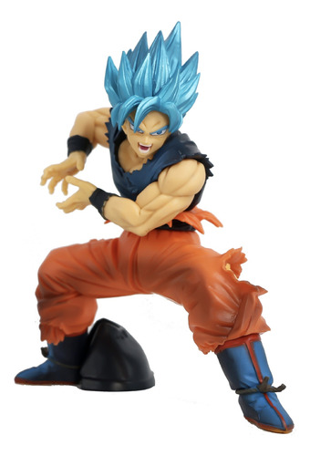 Figura Super Saiyan God Blue Hair Son Goku.