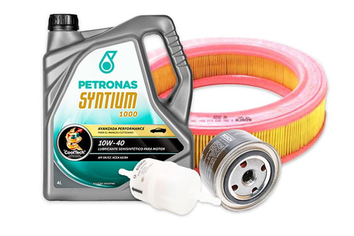 Kit Filtros + Aceite Syntium Renault R 11 1.4 1.6 Hasta 89