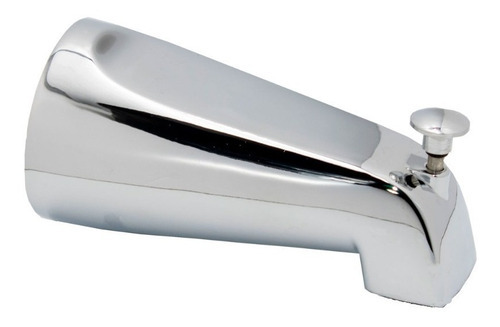Llave Salida Tina Empotrable Pared Cromada Con Desviador