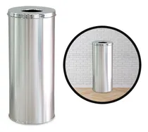 Comprar Tachos De Acero Circular 80x34 Cm \u002F Para Centros Comerciales
