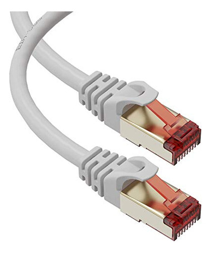 Cable Ethernet Cat7 - Conector Rj45 De 20 Pies - Cat 7 Doble
