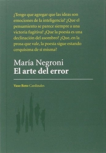 Arte Del Error, El