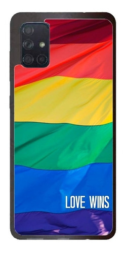 Case Funda Para Samsung Galaxy A71 4g Lgbt Pride Love Wins