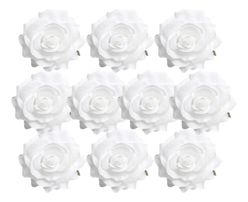 40 Piezas De Capullos De Rosa De Seda Artificial Cabezas De