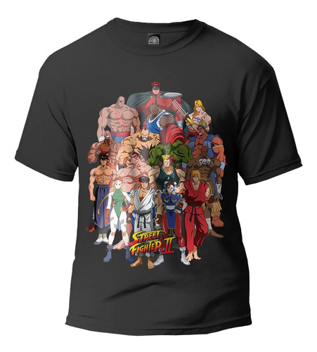 Playera Street Fighter 2 Animated Movie B Anime Ryu Chun Li