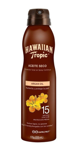 Hawaiian Tropic Argán Oil Spf15