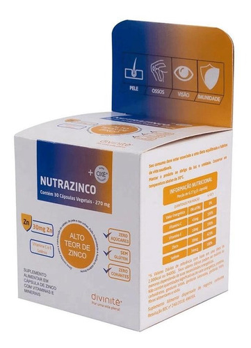 Divinit Nutrizinco 30 Caps