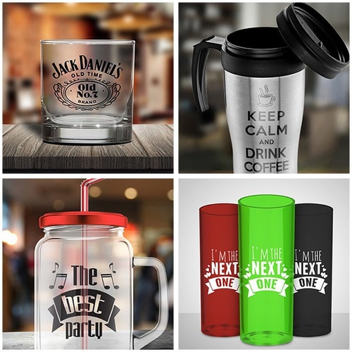 245 Mockup Sublimação Caneca, Copos, Squeeze Psd Editáveis