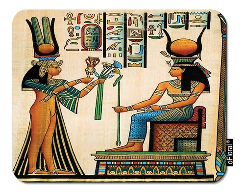 Alfombrilla De Ratón Ofloral Old Egypt Queen Nefertari Hacie