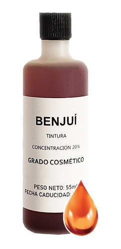 Tintura De Benjuí Pura Uso Cosmetico - 55ml