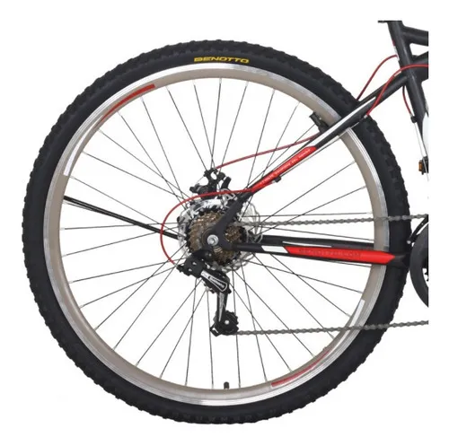 Bicicleta de montaña benotto 2025 ignition r29 21v negro hombre