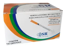 Comprar Seringa Insulina 1ml 6mm X 0,25mm Ultrafina 100ui Sr - 100u