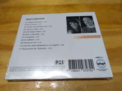 Imagen 2 de 2 de Raiz Canción - P. Tozzi - P. Zappia - Inamu - Cd - Cerrado