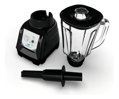 Licuadora Blueware Bw5-75-gl-b 2l 2v Vaso De Vidrio Negro