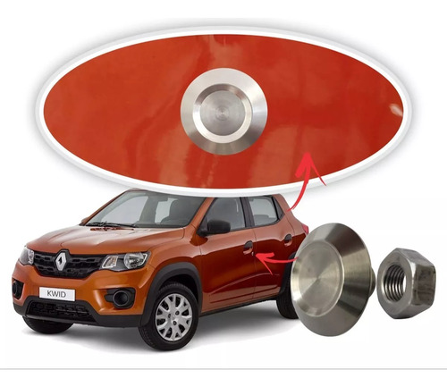 Cilindro Miolo Trava Porta Malas Kwid 2017 A 2024
