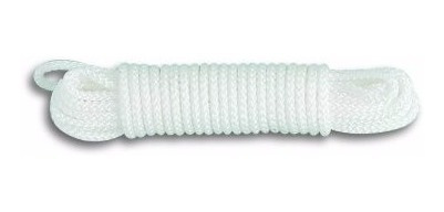 Driza De Polipropileno 10mm 3/8  Blanco 1mts, 2 Unds