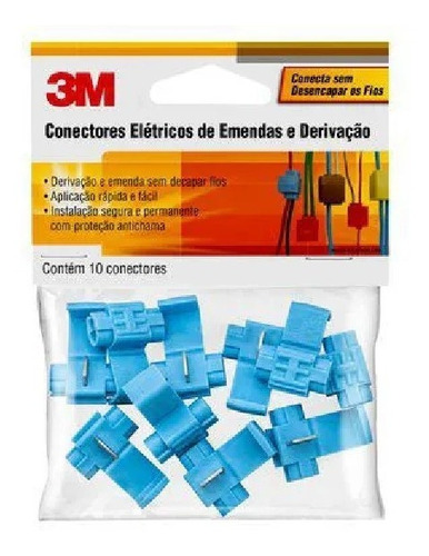 Conector Emenda Derivação Idc 15a 560 3m Scotchlok 1,5mm 