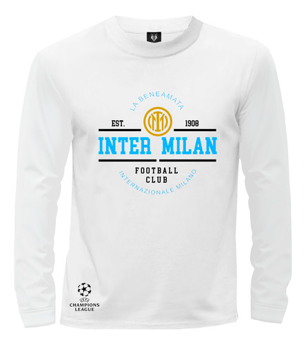 Camiseta Camibuzo Europa  Futbol  Inter De Milán Letras