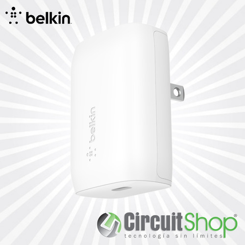 Cargador Usb-c Carga Rápida 30 Vatios Con Pps Belkin Circuit