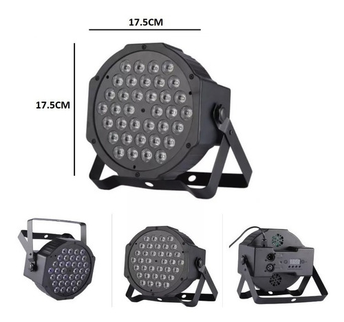 Luz Proton Fiesta Dj Audioritmica Iluminacion Led 36 Luces