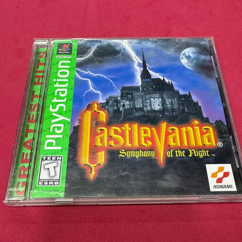 Castlevania Symphony Of The Night Play Station Ps1 Original