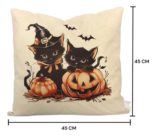 Funda Cojin Halloween Vintage