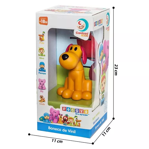 Boneco Nina De Vinil Macio Desenho Infantil Pocoyo - Cardoso em