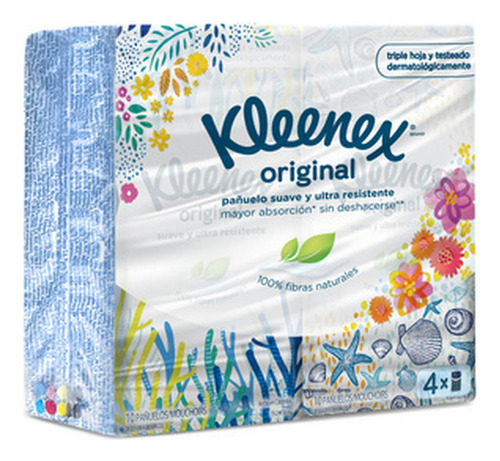 Pañuelos Faciales Kleenex X10un - U - Unidad blanco Kleenex Pañuelos Faciales en caja