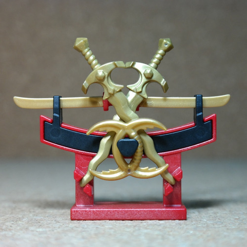 Playmobil Armero De Samurai Guerrero Oriental Espadas B1 N 