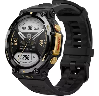 Smarwatch Xiaomi Amazfit T-rex 2 Reloj Negro Dorado 10 Atm F