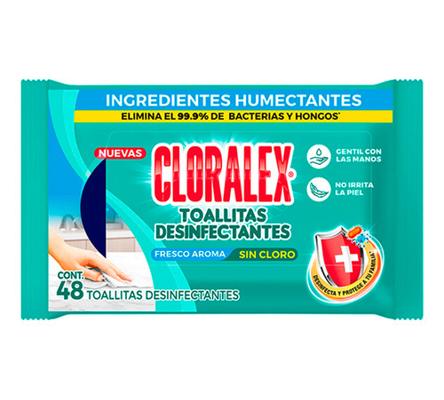 Toallitas Desinfectantes Cloralex Qui0036an Fresco Aroma 1pz