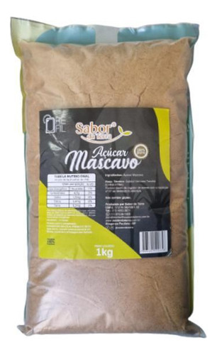 Kit 3x: Açúcar Mascavo Sabor Da Terra 1kg