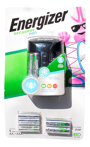 Pilas Energizer Recargables 2a-3a C D Con Cargador