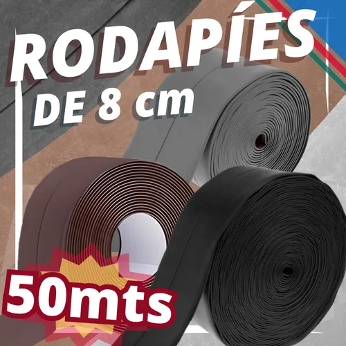 comprar Rodapiés Negro Vinil