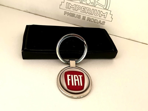 Imagem 2 de 4 de Chaveiro Fiat Cromado - Temos Vw Toyota Gm Ferrari